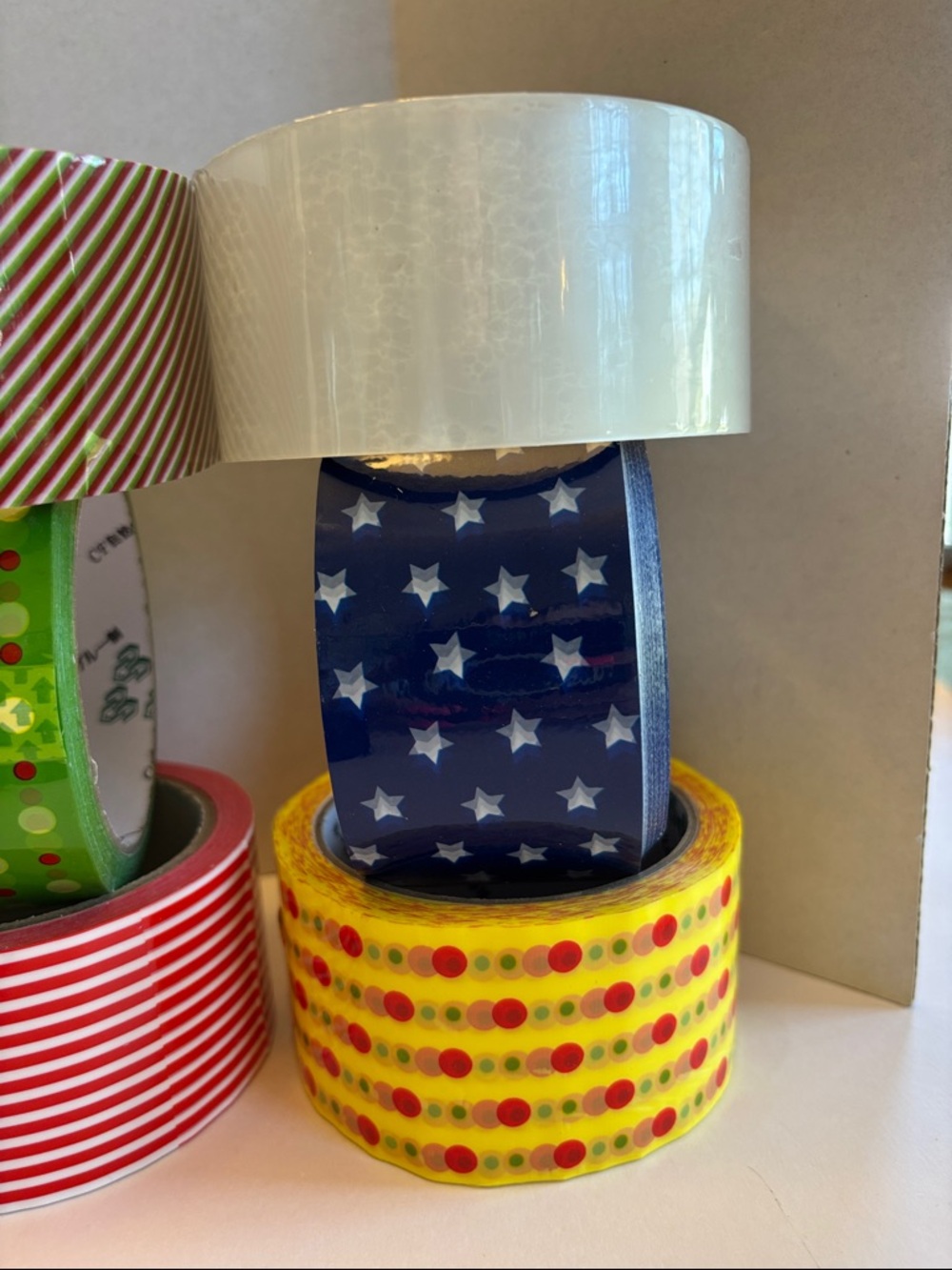 Packing Tape Pattern, Solid or Clear 55 Yards each Your Choice - Picture 6 of 7